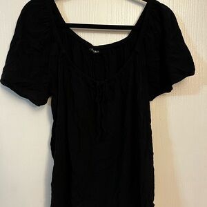 Torrid gauze flutter sleeve top